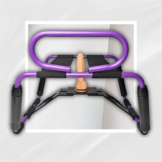 RiseRush Bouncing Sex Chair with Dildo Mount & Handrail