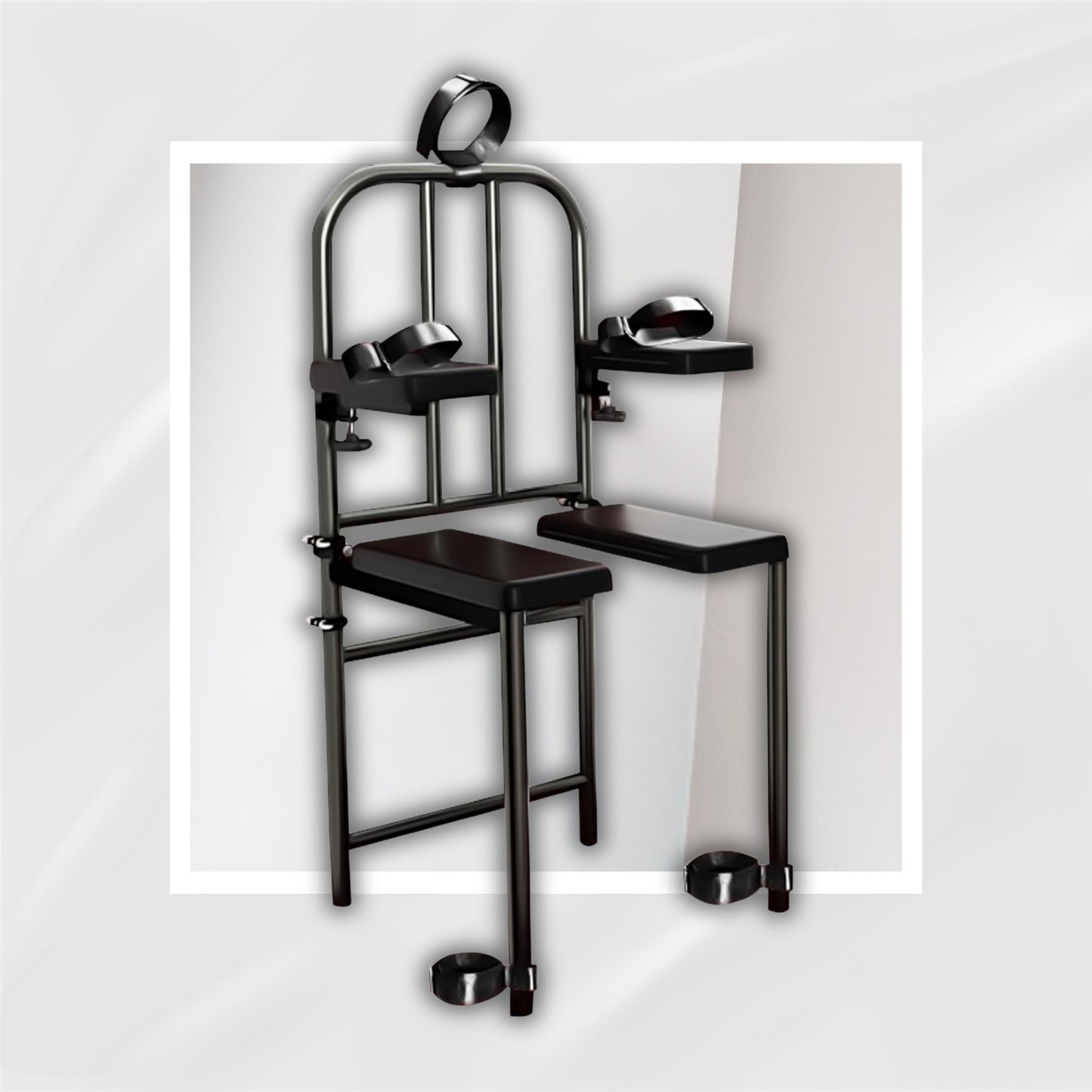 VowLock BDSM Obedience Chair with Cuffs
