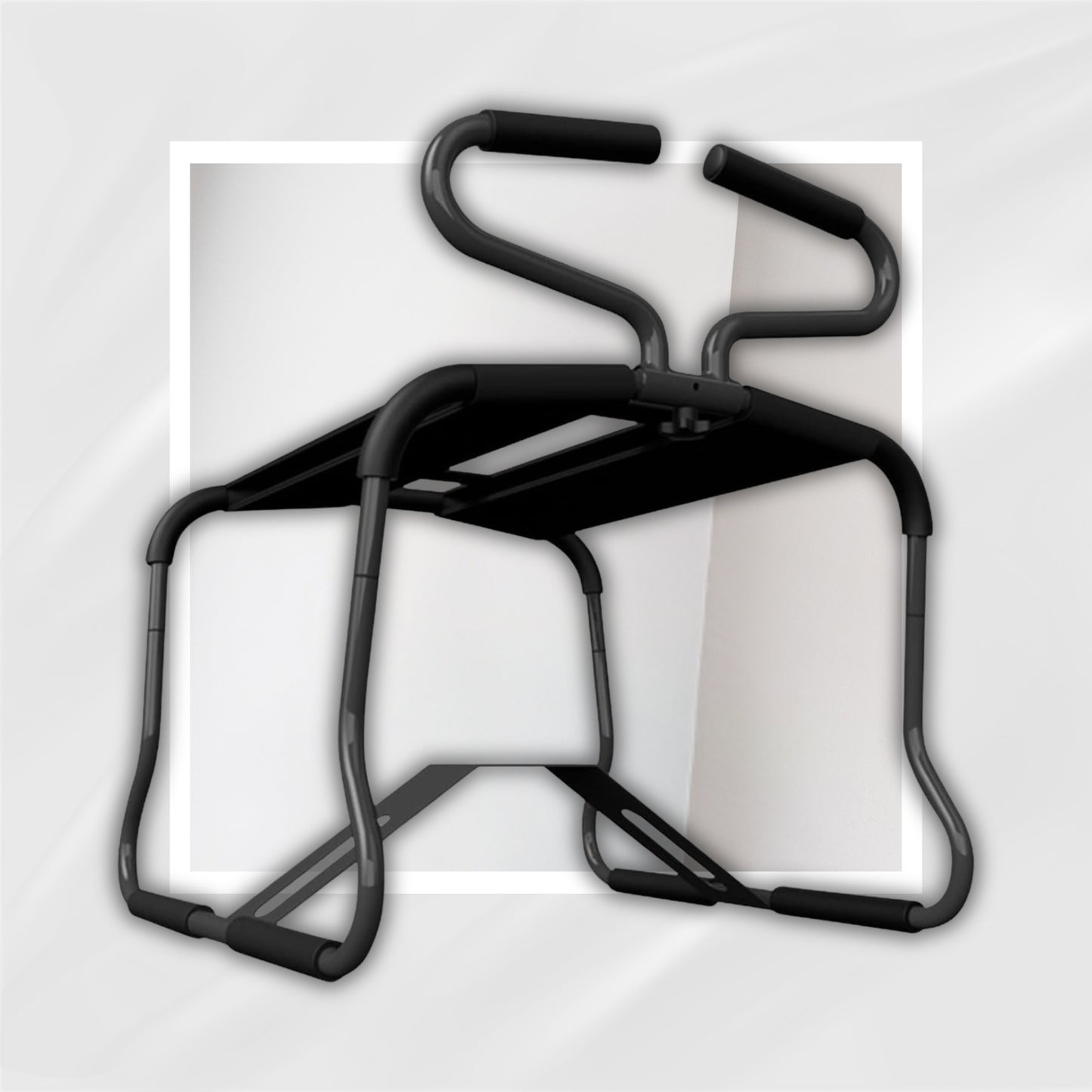 GripRider Sex Chair with Dildo Mount and Handrails