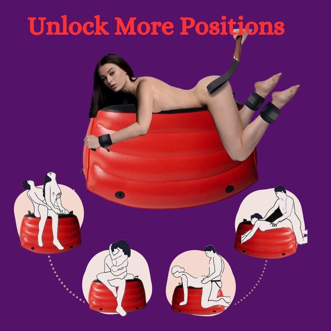 EclipseMount Inflatable Sex Bench with Toy Mount