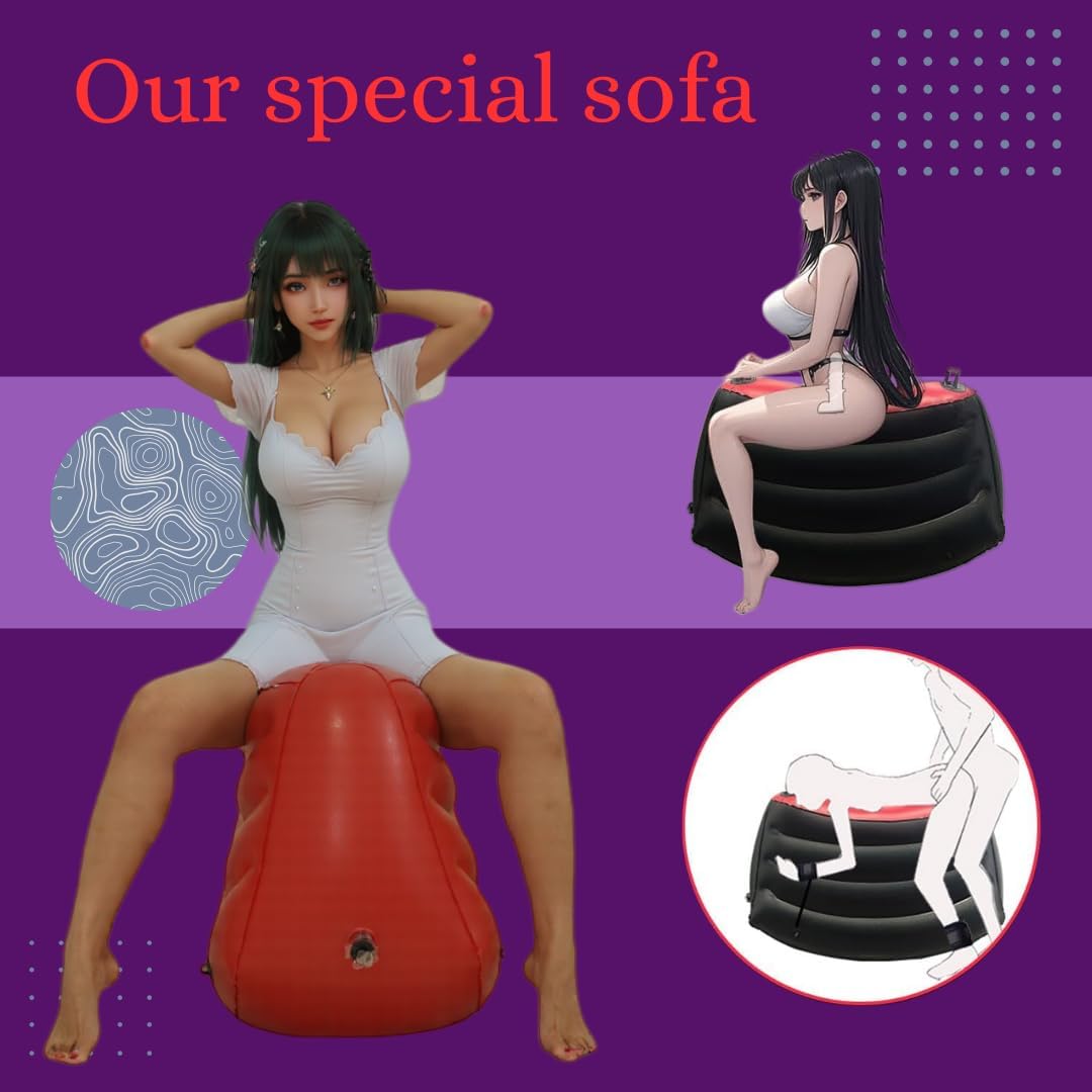 EclipseMount Inflatable Sex Bench with Toy Mount