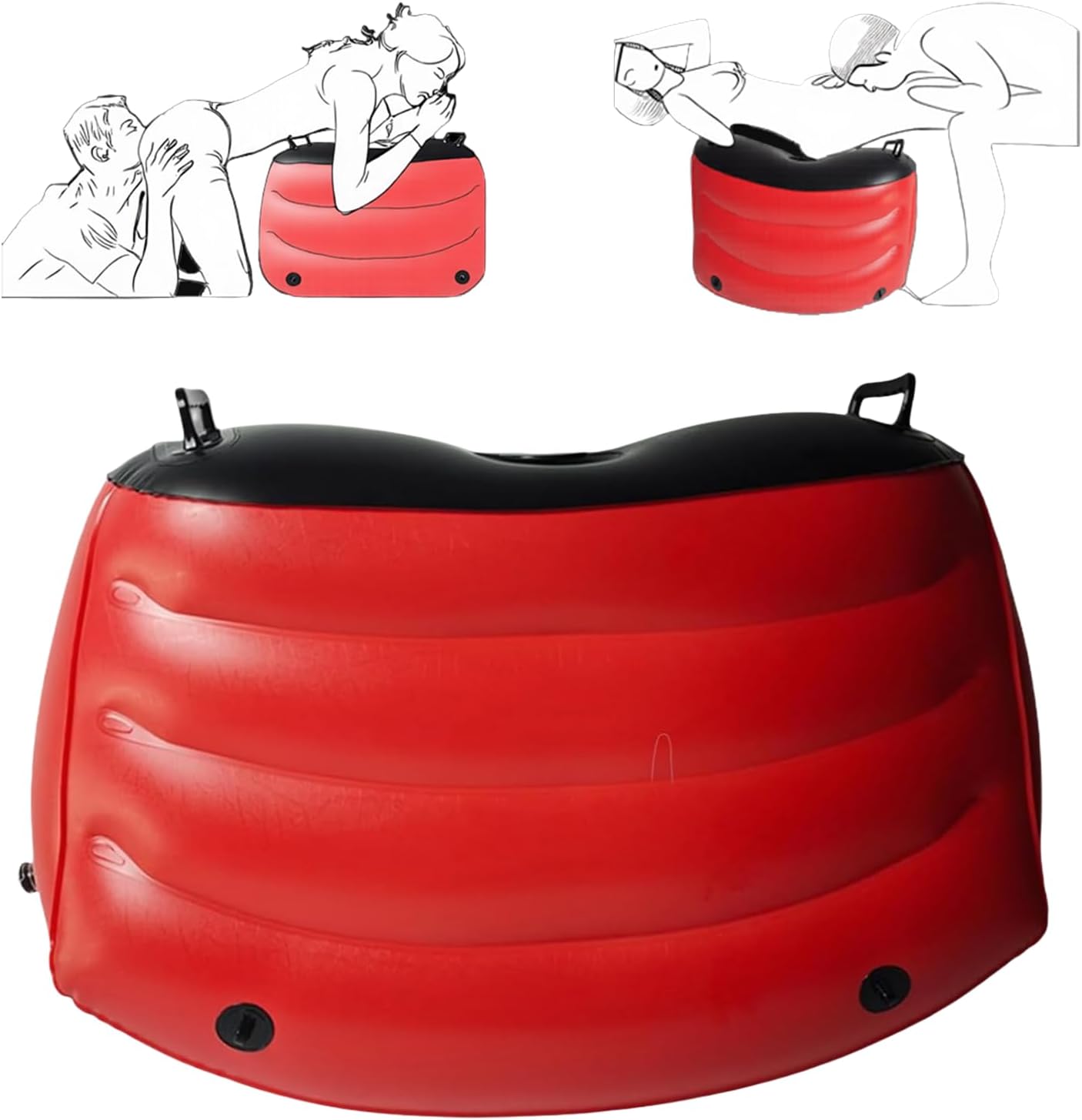 EclipseMount Inflatable Sex Bench with Toy Mount