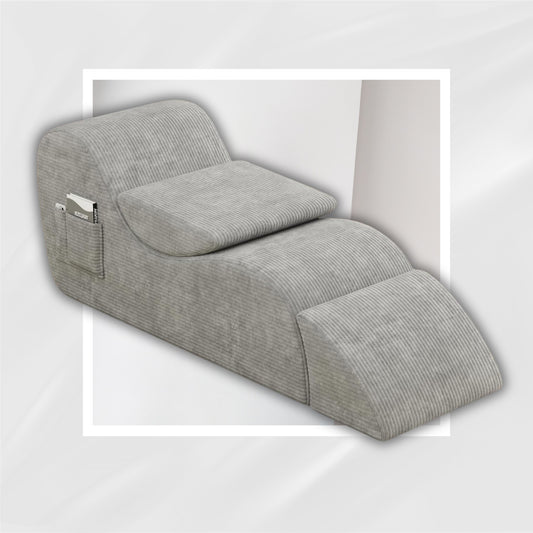 SlateSway Corduroy Sex Chaise Lounge Chair 
