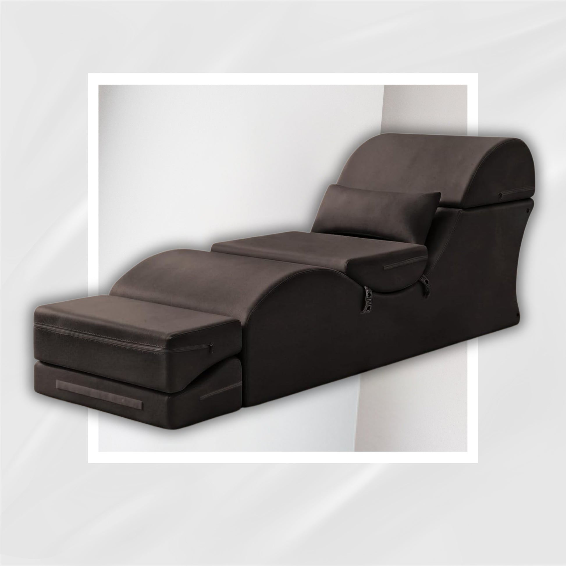BourbonFold Sensual 2-in-1 Sex Chaise Lounge