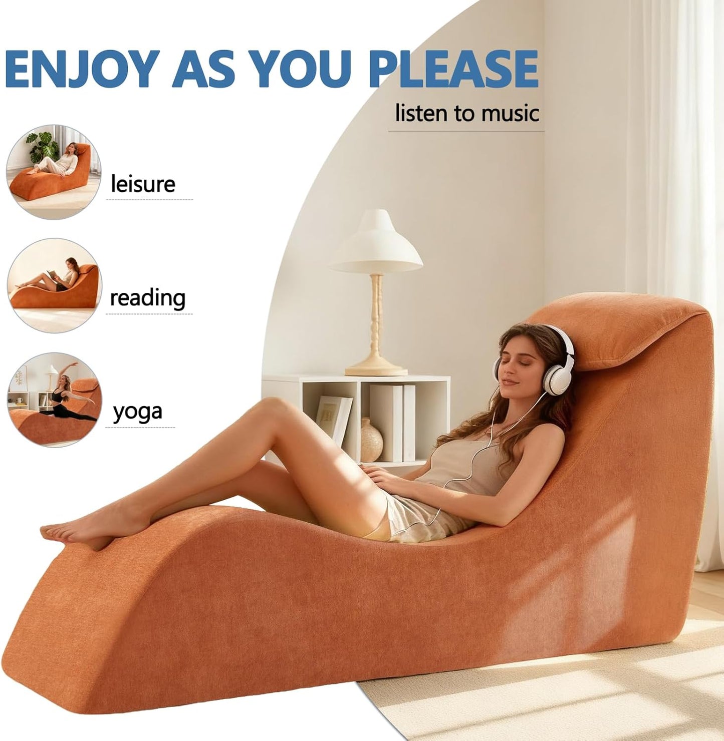 EmberSway Ergonomic Sex Chaise Lounge Chair