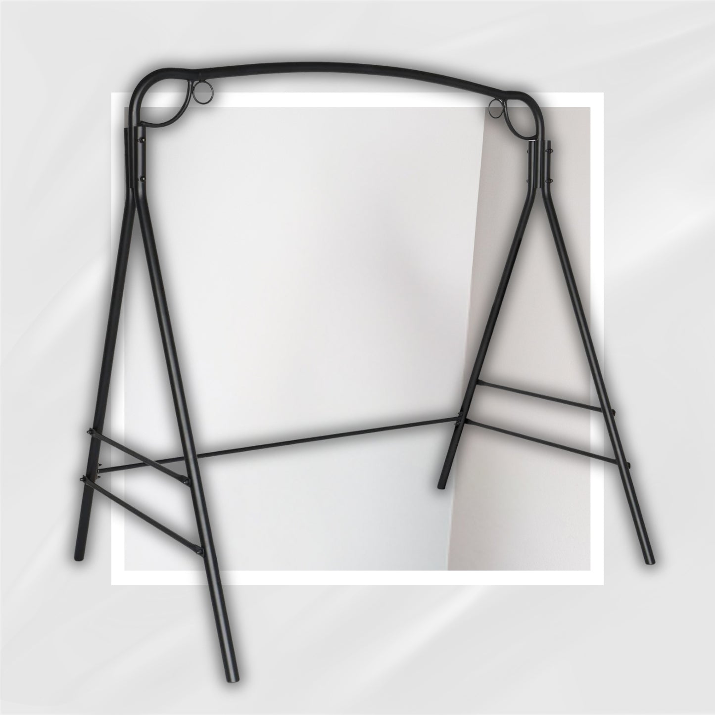 IronNoir Metal Sex Swing Stand | 660 lb Steel Frame