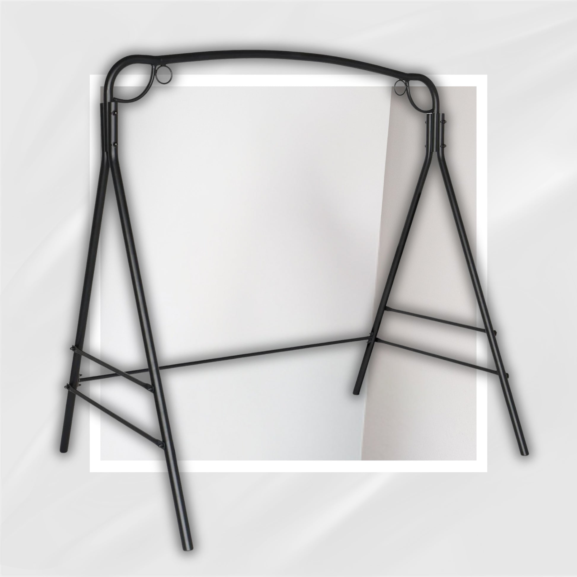 IronNoir Metal Sex Swing Stand | 660 lb Steel Frame