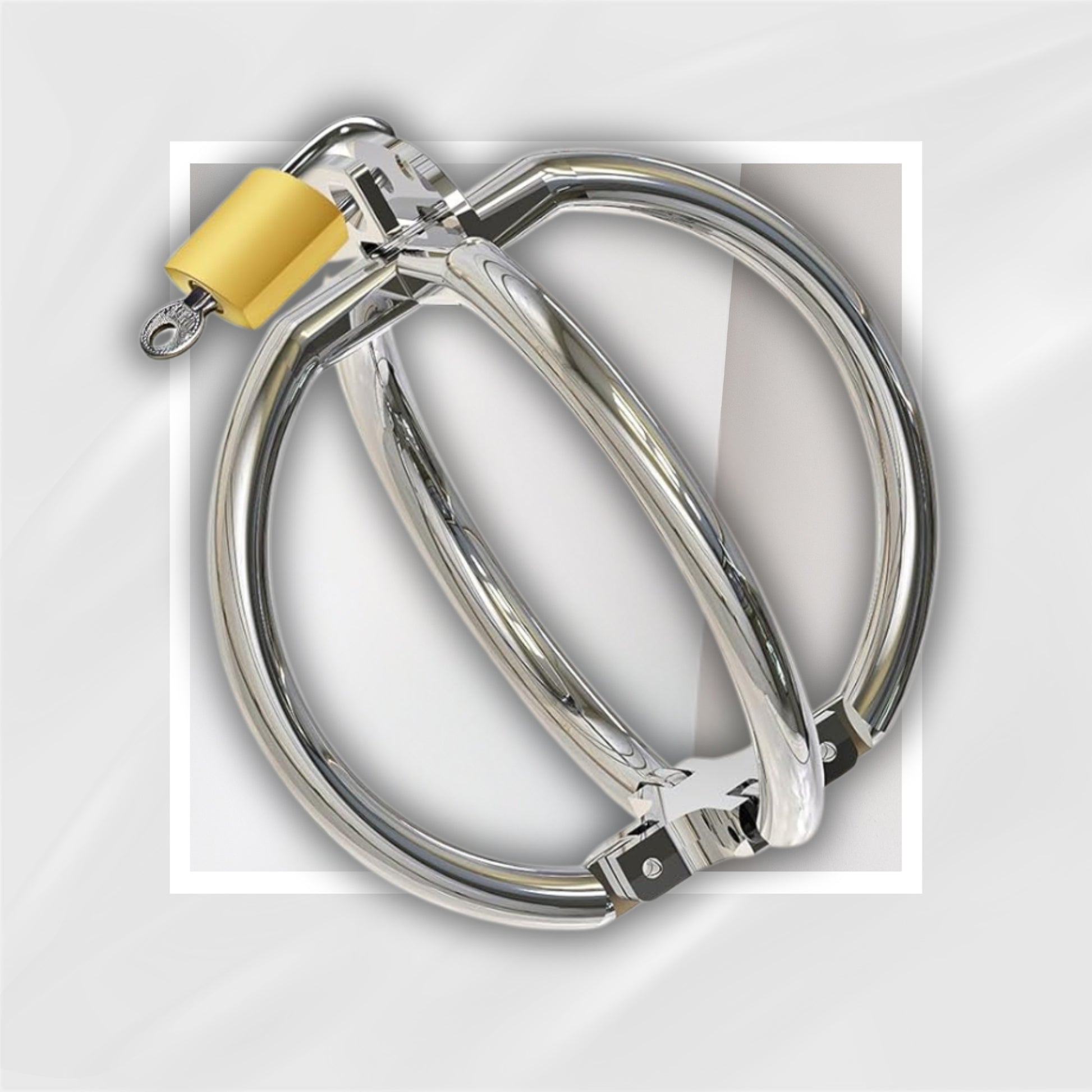 SilverLock Silver Metal BDSM Handcuffs