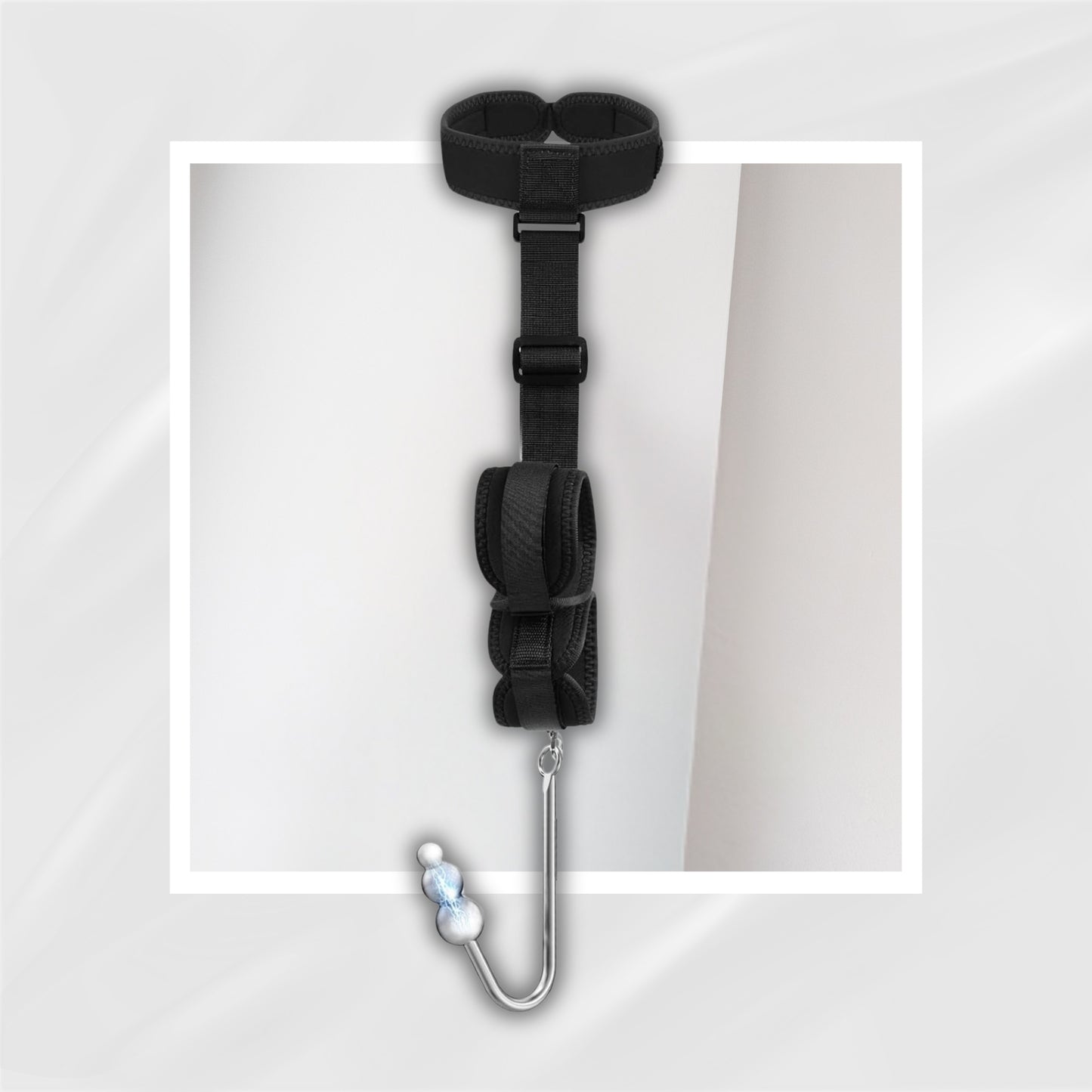 MidnightPulse Vibrating Anal Hook BDSM Restraint Kit