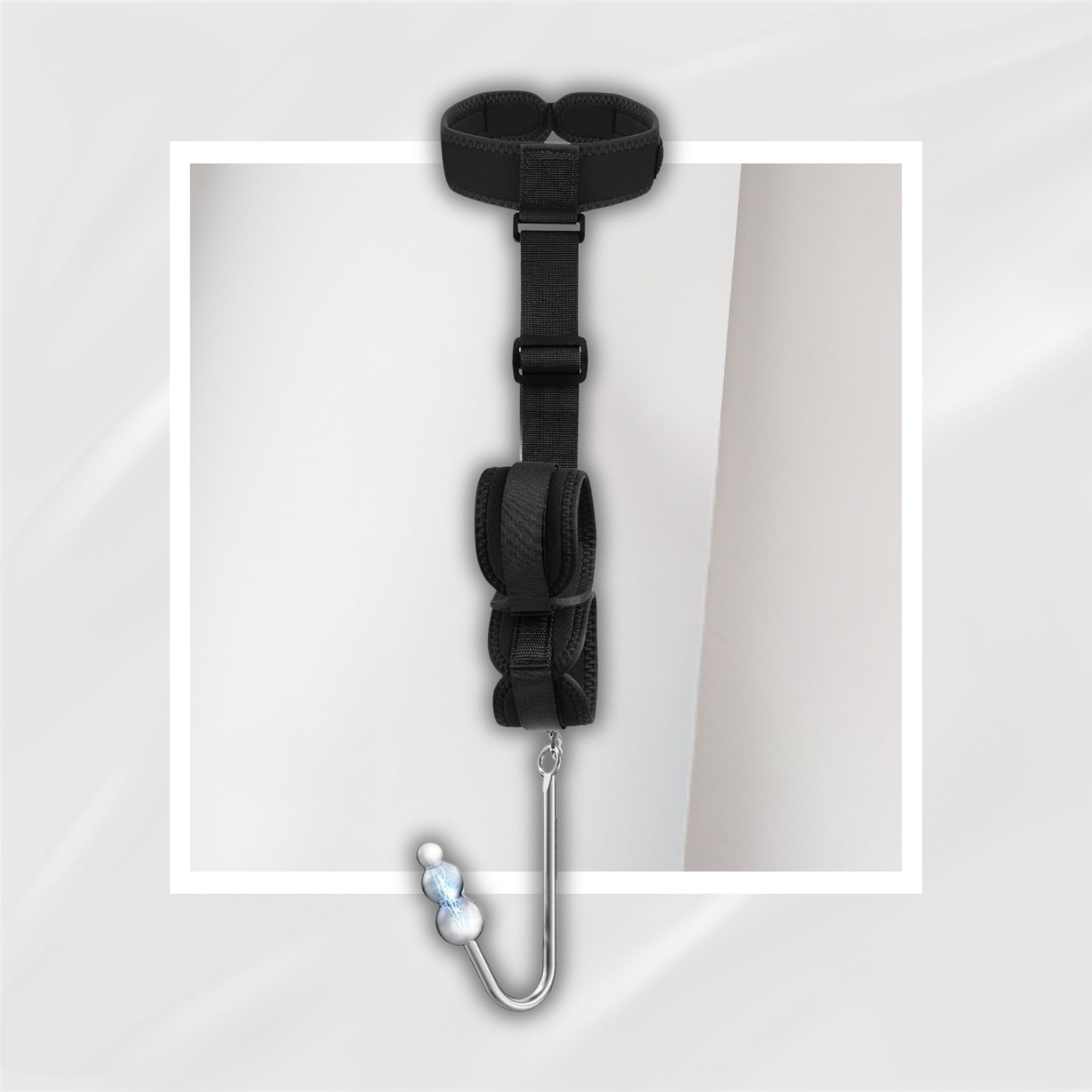 MidnightPulse Vibrating Anal Hook BDSM Restraint Kit