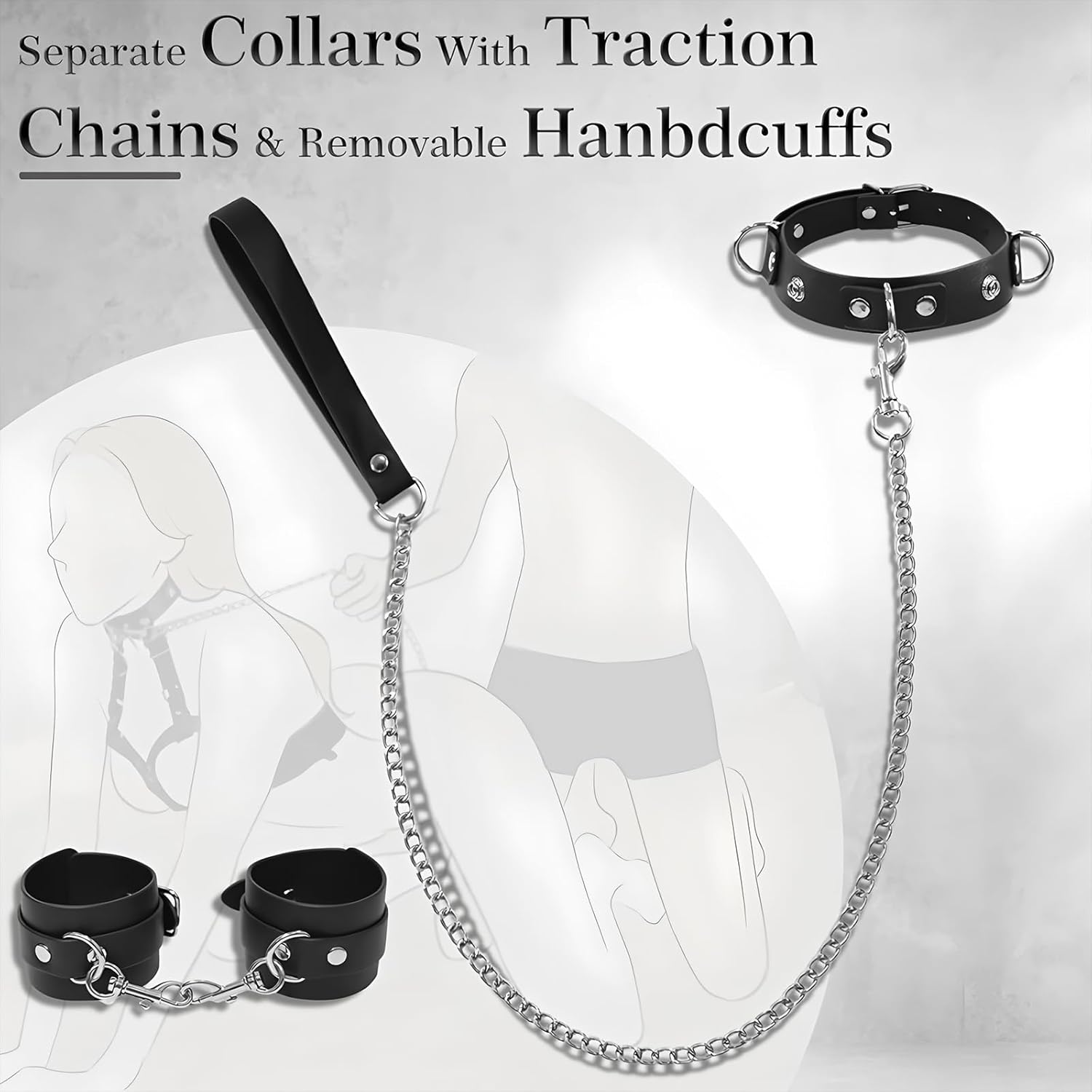 CorsetChain Adjustable BDSM Breast Bondage Harness Set