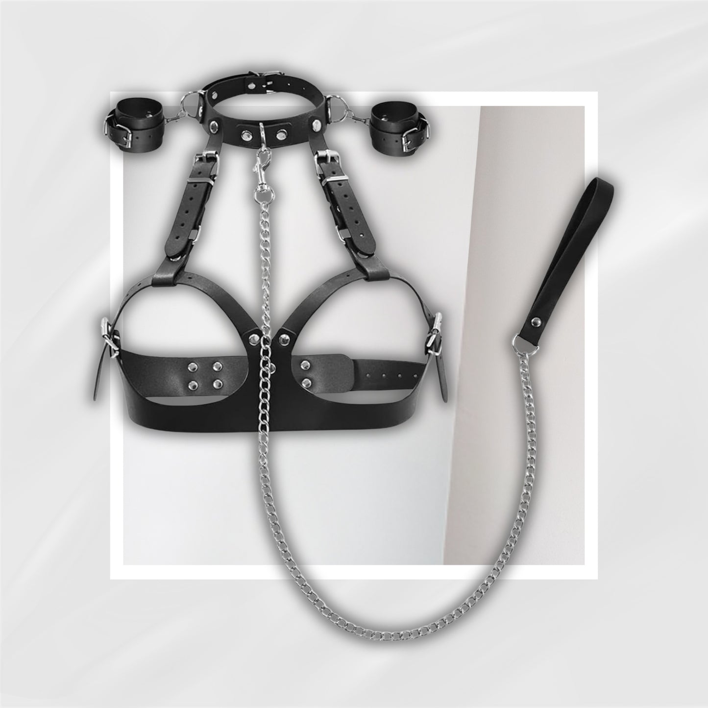 SculptBind BDSM Breast Restraint Harness Kit