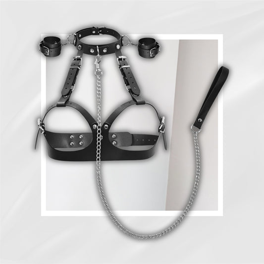 SculptBind BDSM Breast Restraint Harness Kit