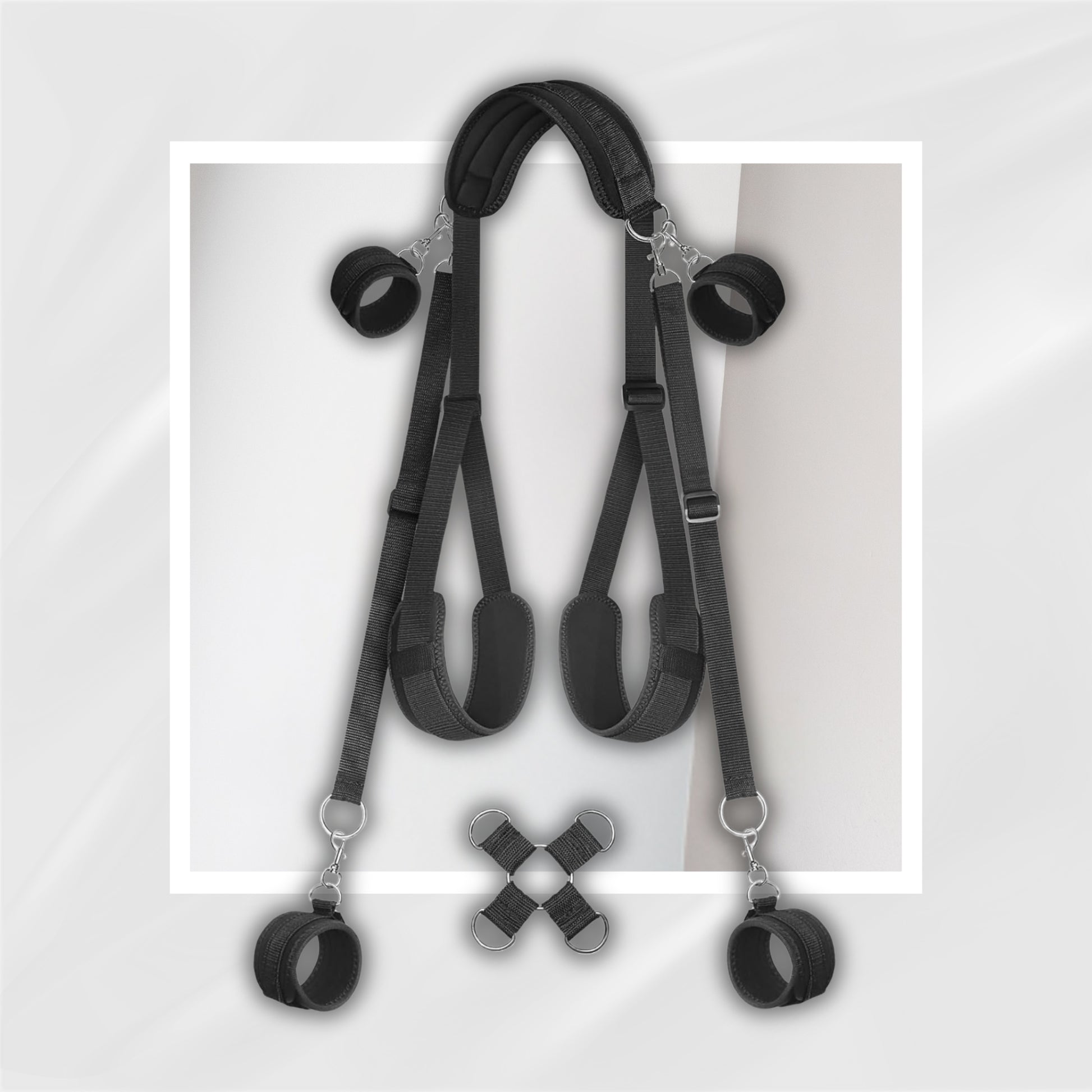 CrossSling Premium BDSM Sex Sling Harness Set
