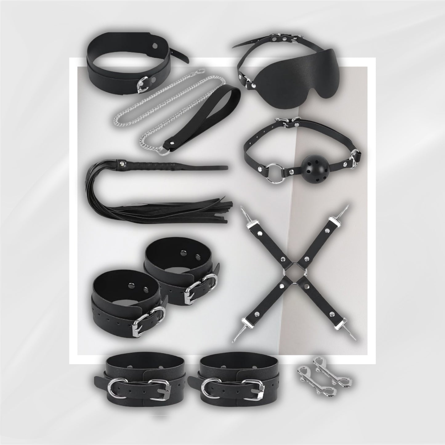 DarkDominion 11-Piece BDSM Bondage Kit