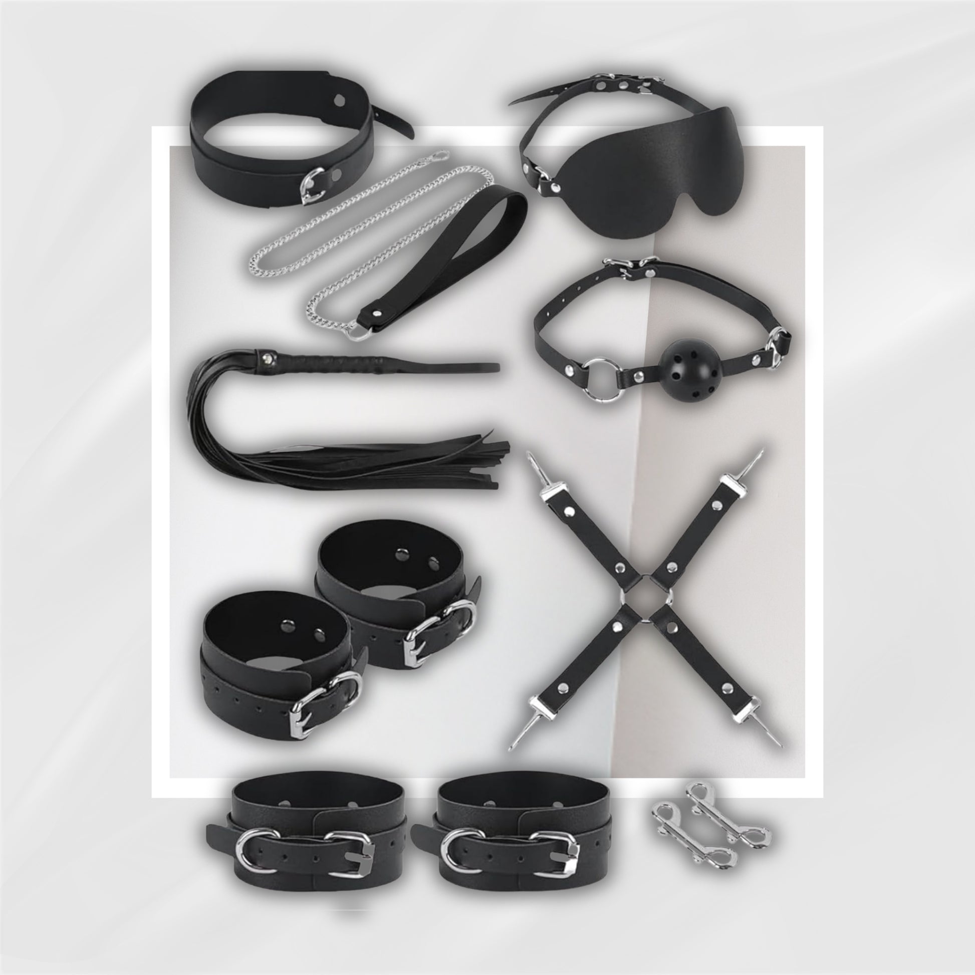 DarkDominion 11-Piece BDSM Bondage Kit