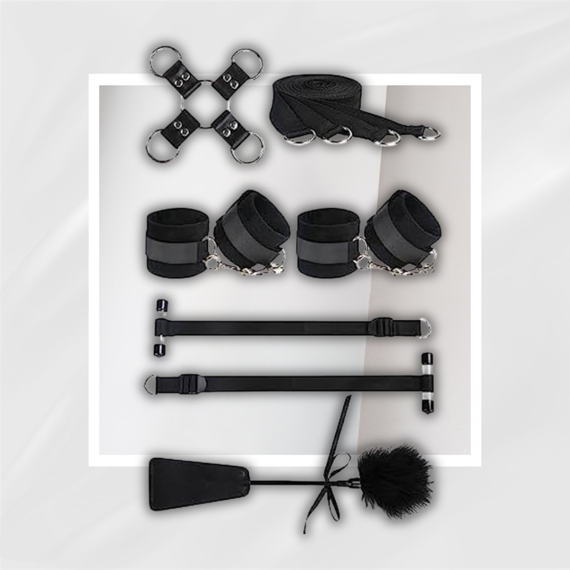 TensionPlay 7-Piece BDSM Bondage Kit