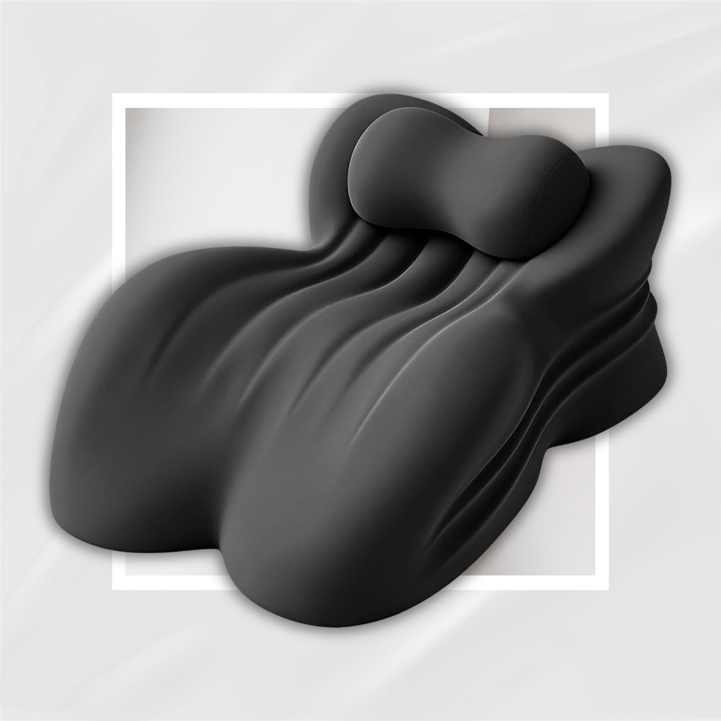 BlackRoom Ergonomic Memory Foam Sex Wedge Pillow