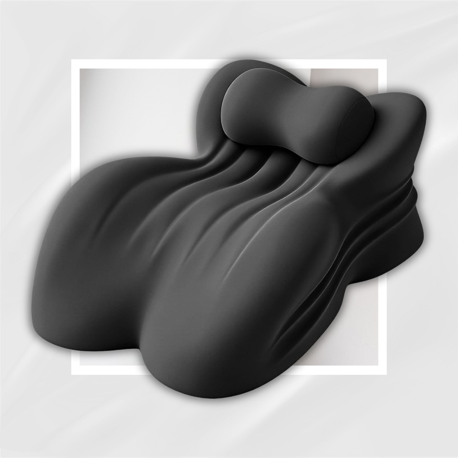 BlackRoom Ergonomic Memory Foam Sex Wedge Pillow