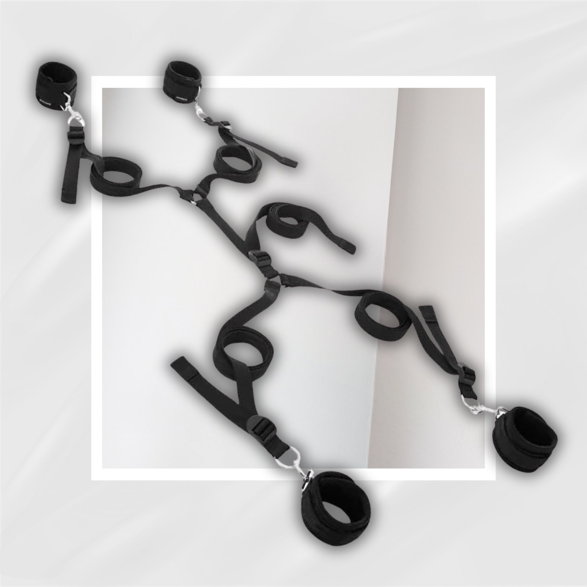 SableHold Under Bed Restraint System | BDSM Bed Straps & Cuffs