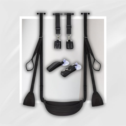 GateWay Door Sex Swing & Restraints Set – 2-in-1, Holds 300 Lbs