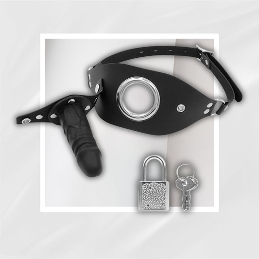SwapPlay BDSM Penis Gag – Detachable, Lockable Strap