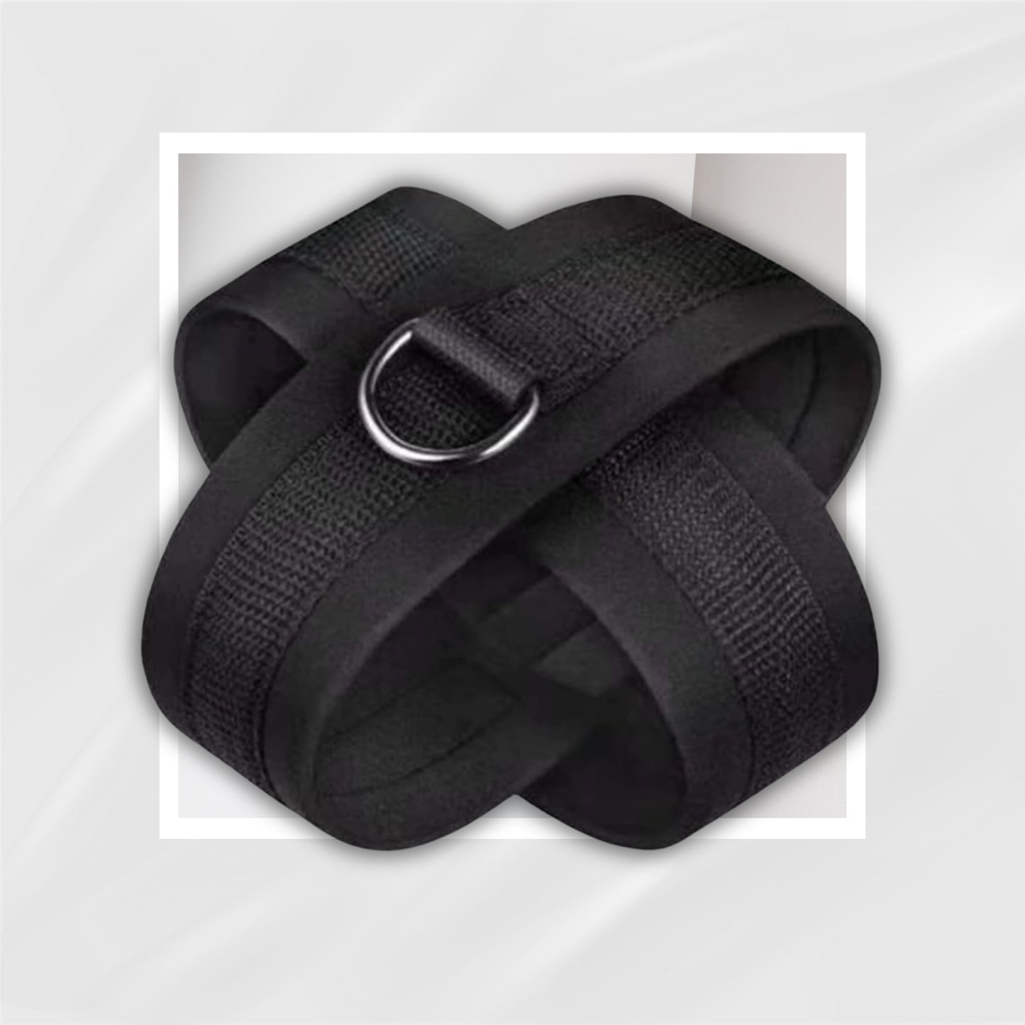 CrossFire  Cross Bondage Cuffs – Adjustable Restraint Set