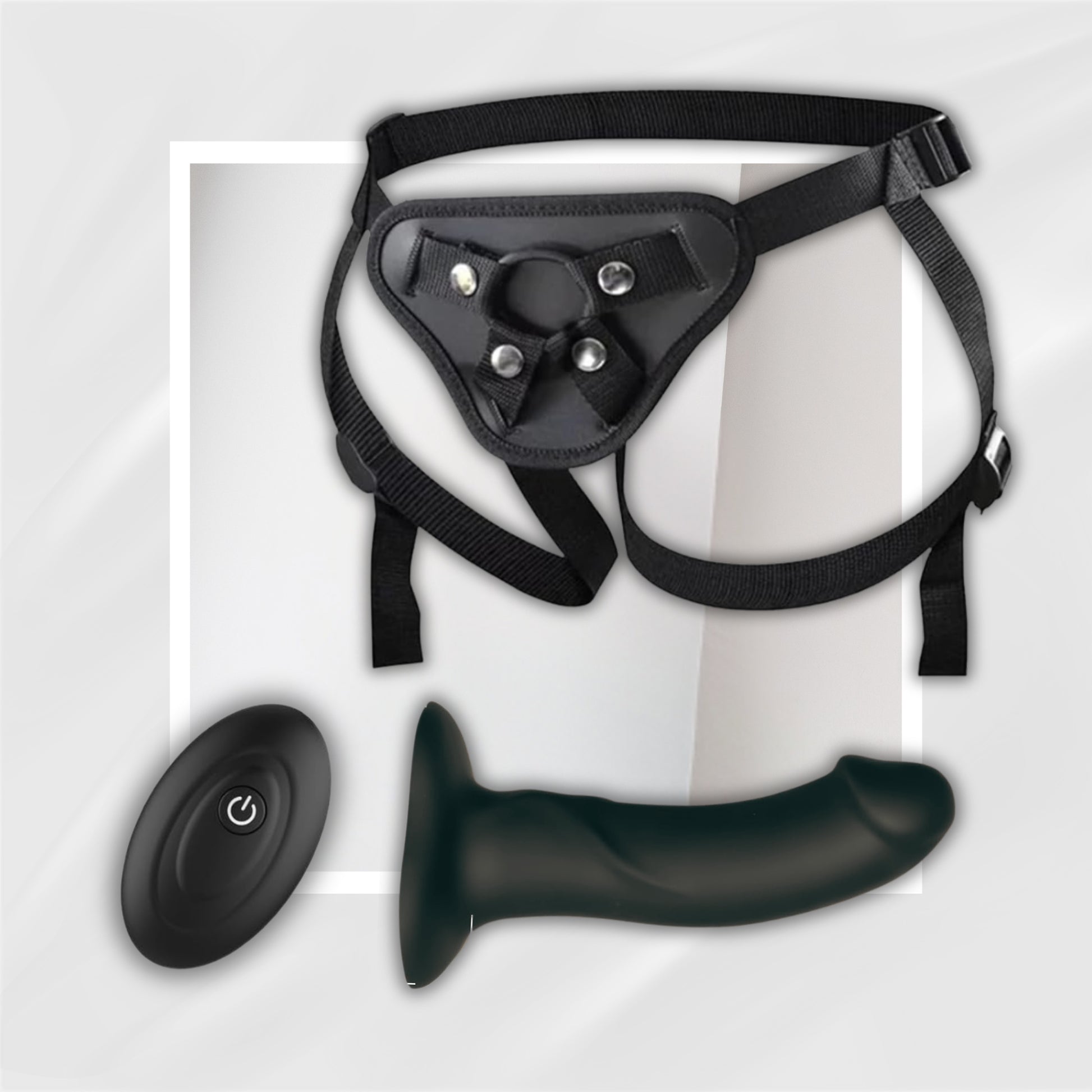 DarkTempo Vibrating Strap-On – 10 Modes
