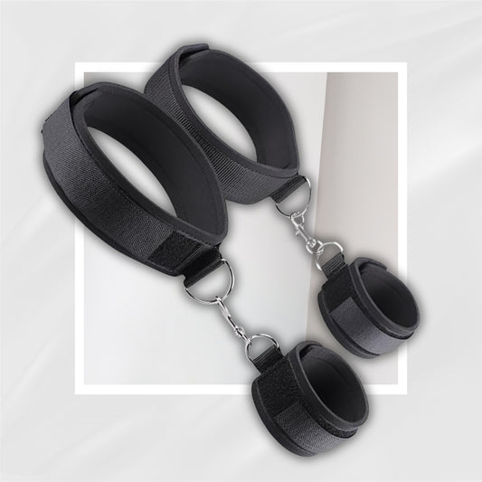 NightKneel Wrist & Thigh Cuff Restraint Set