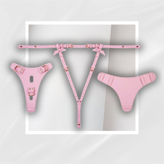 PerfectMatch Strap-On Harness – 6 Rings, Adjustable