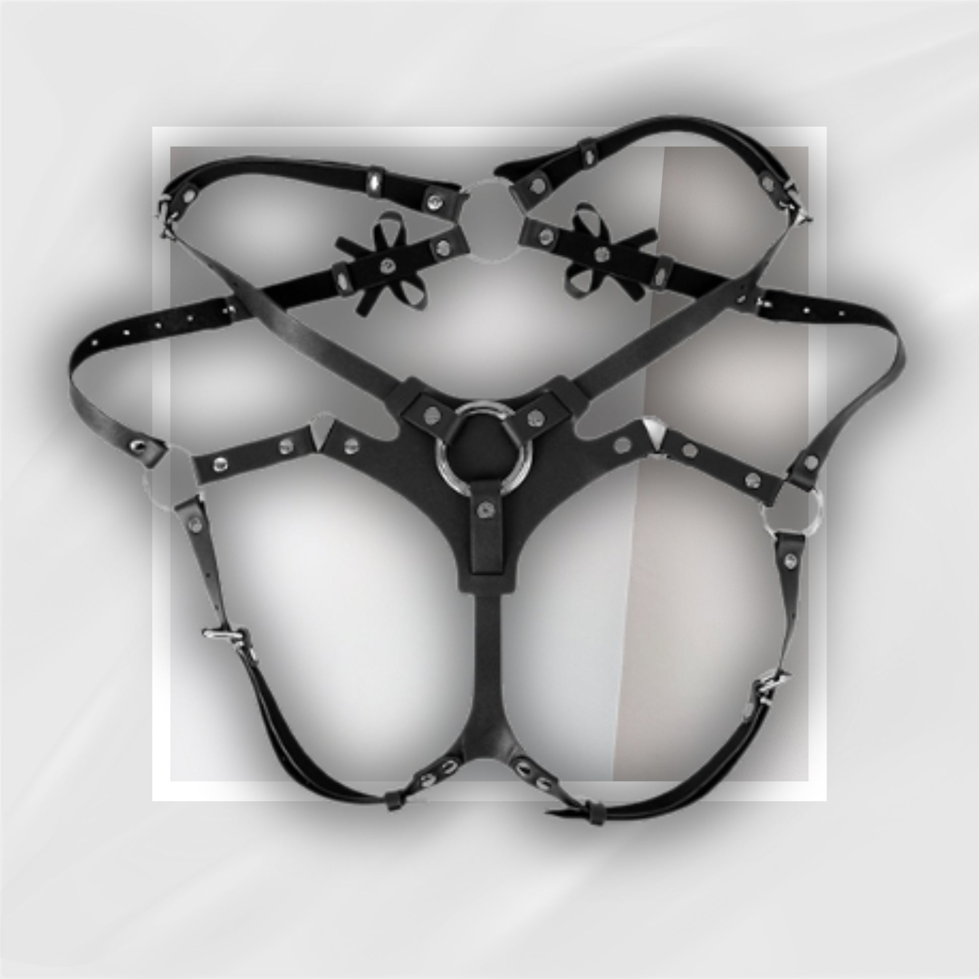 Bow & Beyond Strap-On Harness – 2 O-Rings, Adjustable