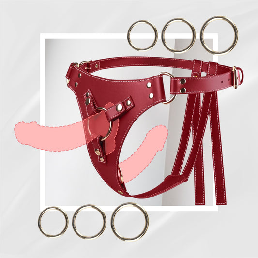 DoubleDown Strap-On Harness – 6 O-Rings