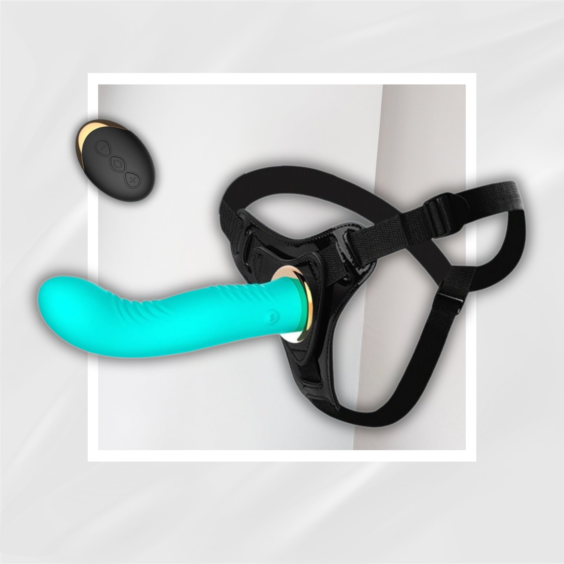 VividPulse Vibrating Strap-On Dildo | Remote, 10 Modes 4 Speeds