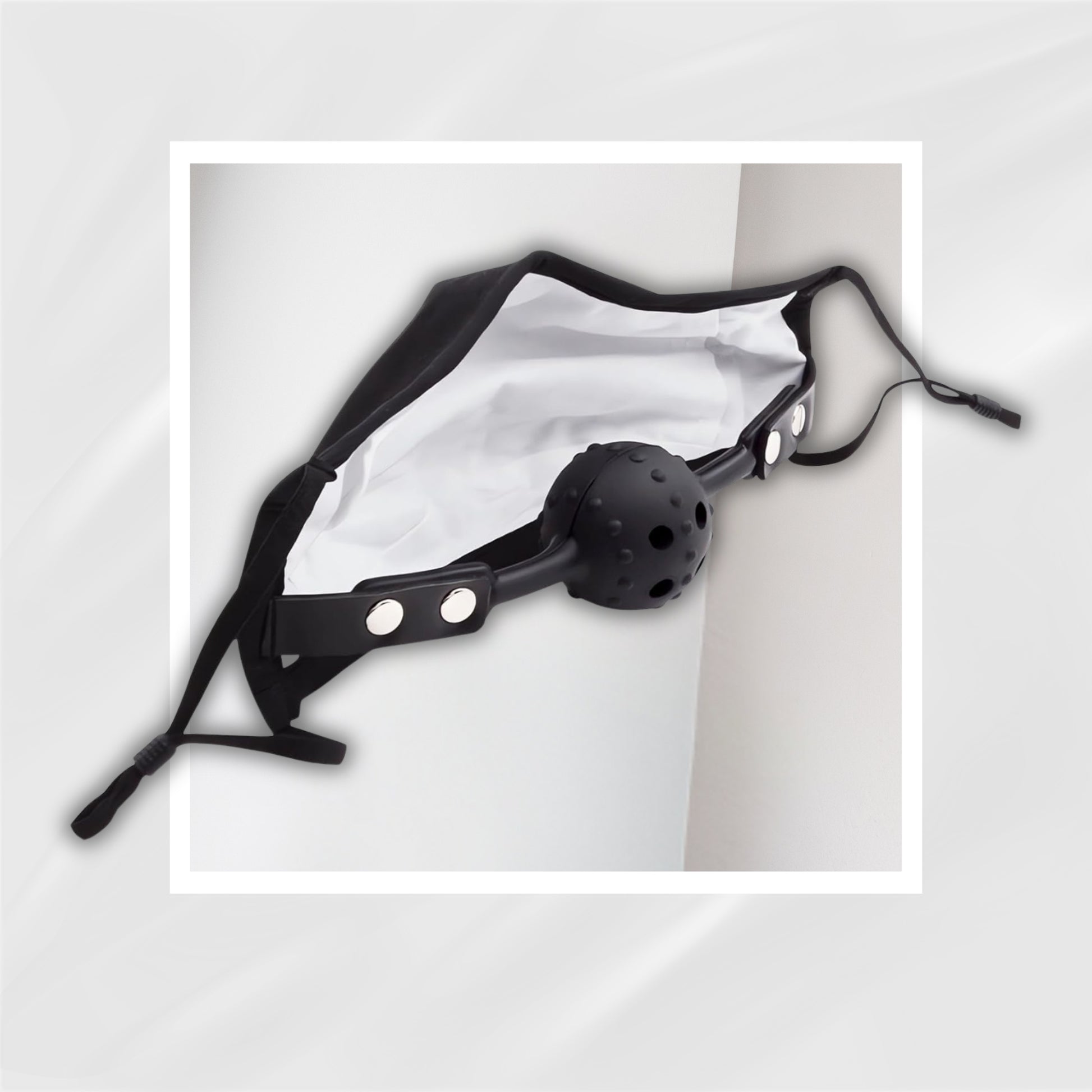 SecretSilence Hiiden Ball Gag BDSM Mask