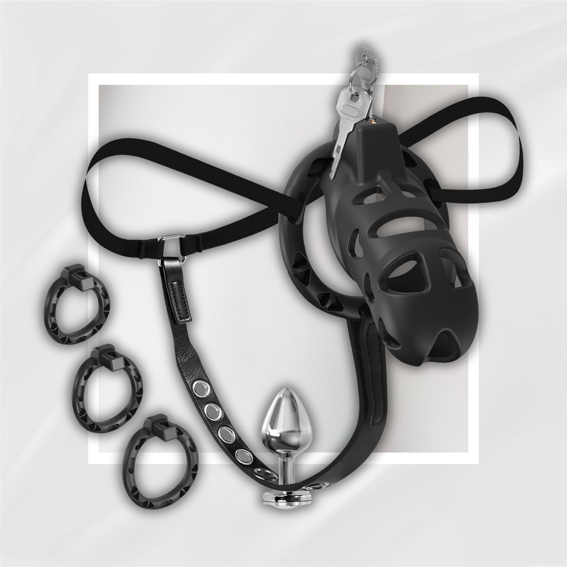 LockDown Modular Chastity Cage Set