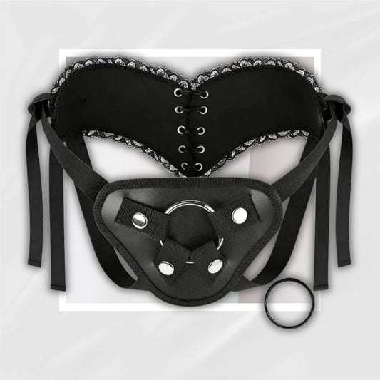 TakeLead Adjustable Strap-On Harness | Interchangeable O-Rings