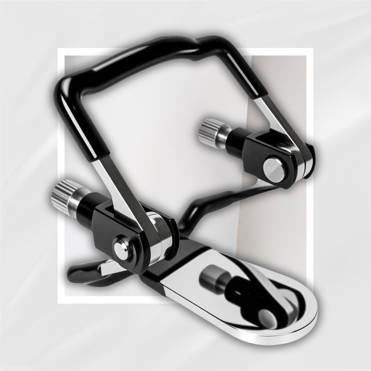 DuskCommand Adjustable BDSM Steel Open Mouth Gag