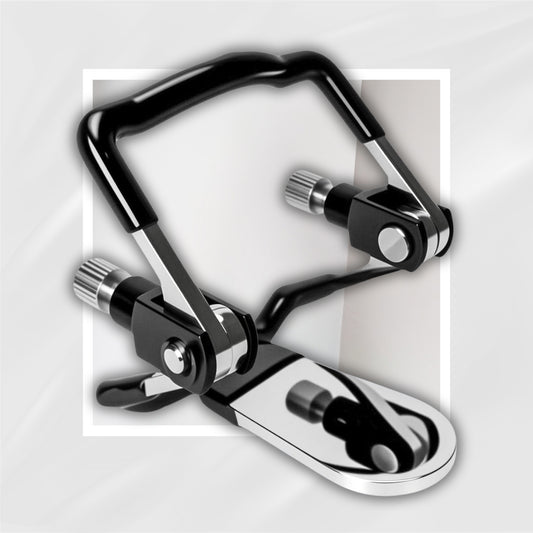 DuskCommand Adjustable BDSM Steel Open Mouth Gag