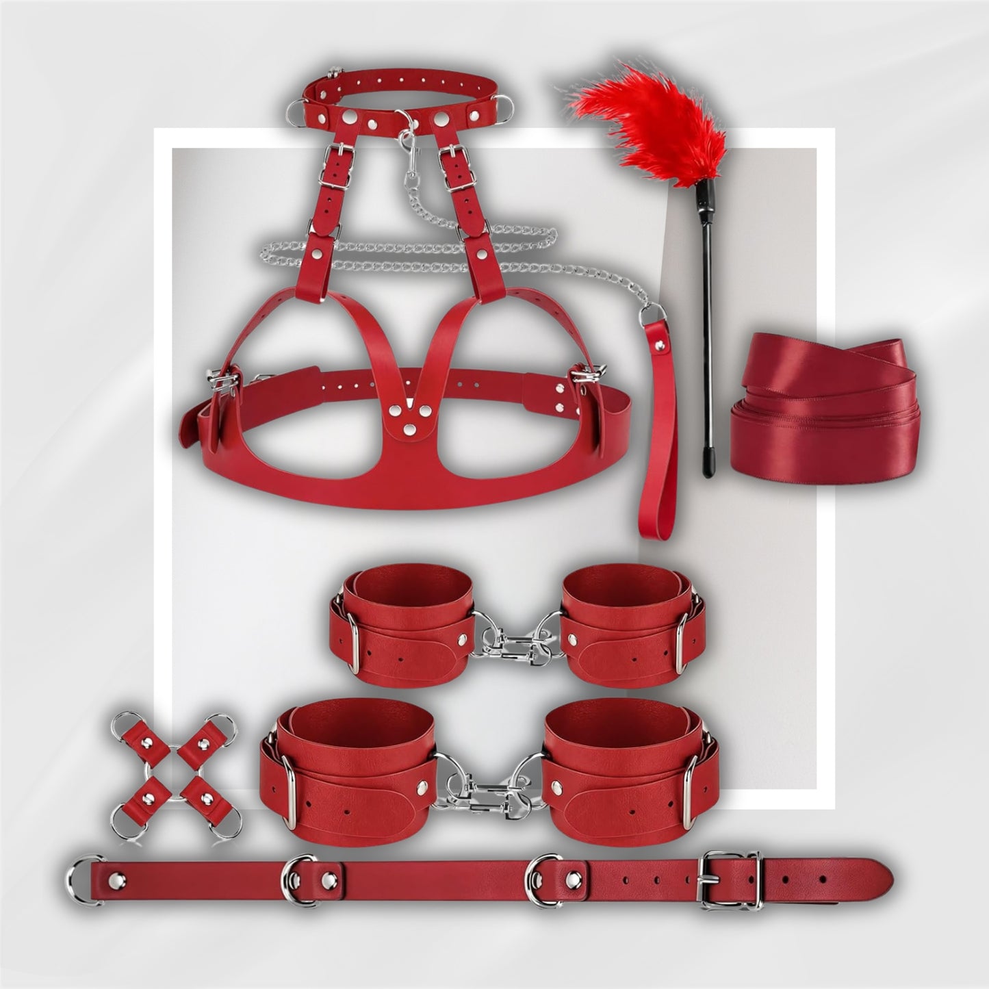 ScarletRite 13-Piece BDSM Beginners Kit