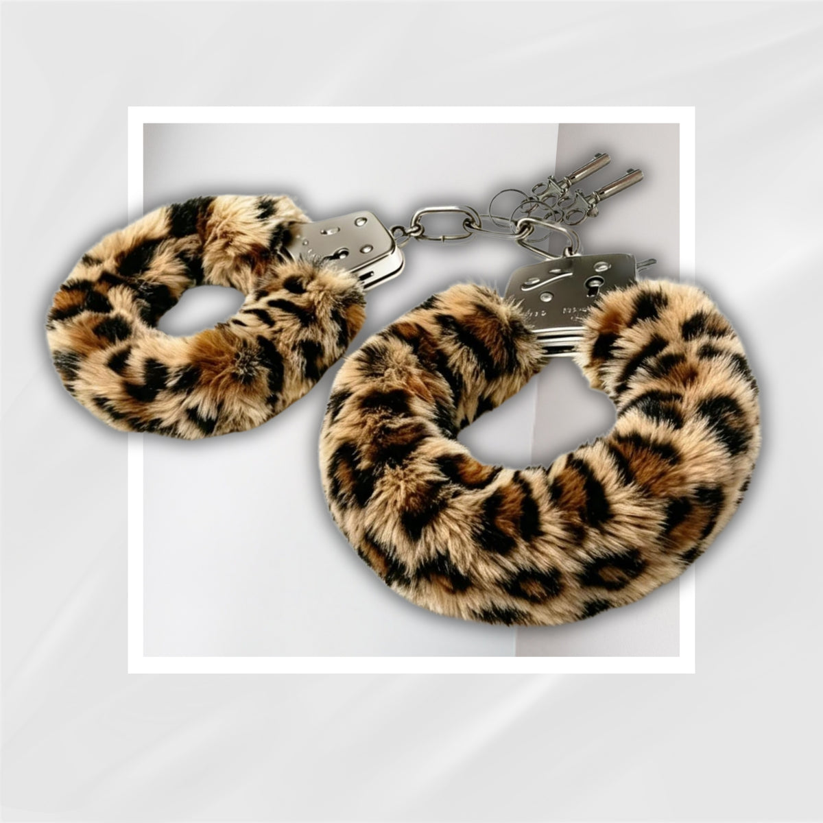 CougarProwl Double-Lock BDSM Steel Cuff Set