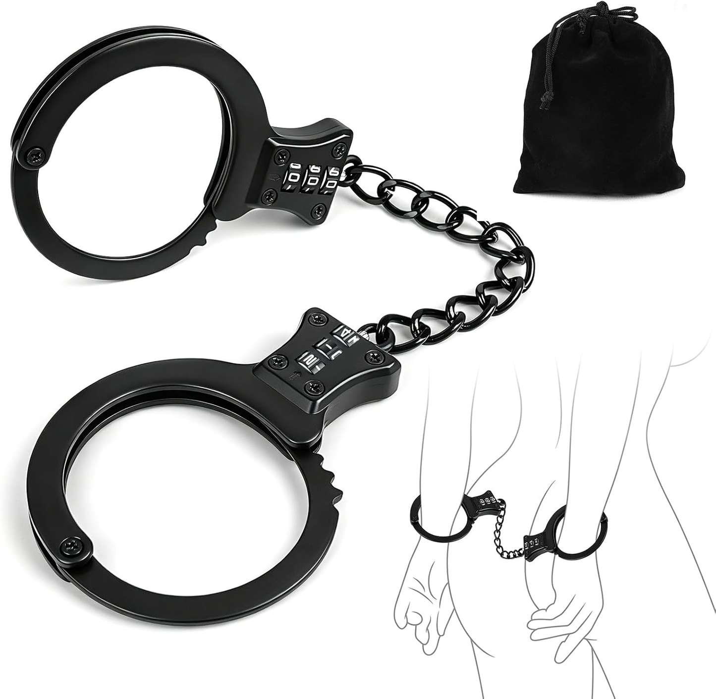 CipherLock BDSM Combination Handcuffs