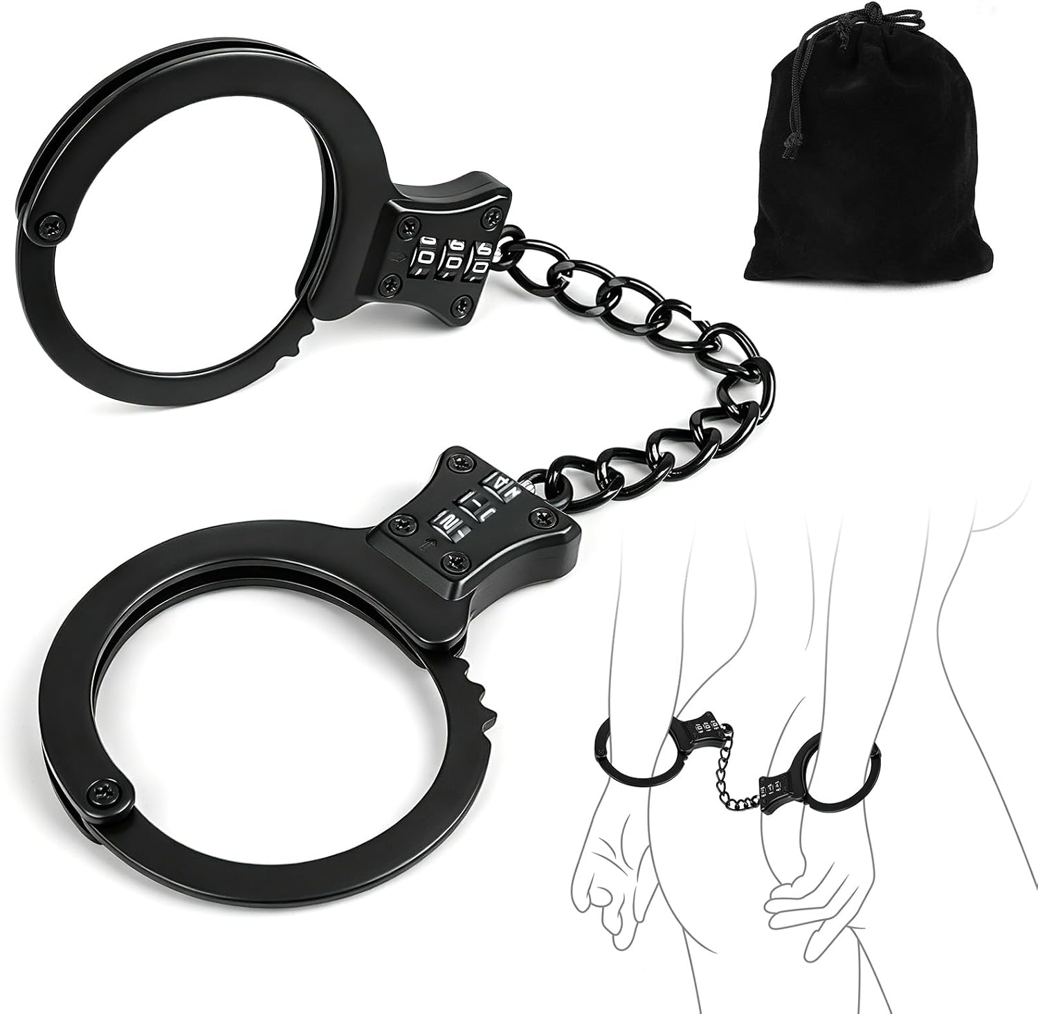 CipherLock BDSM Combination Handcuffs