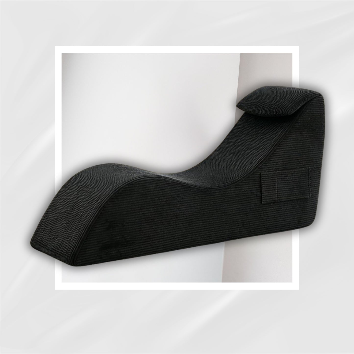VelourTryst Ergonomic Sex Chaise with Cushioned Headrest