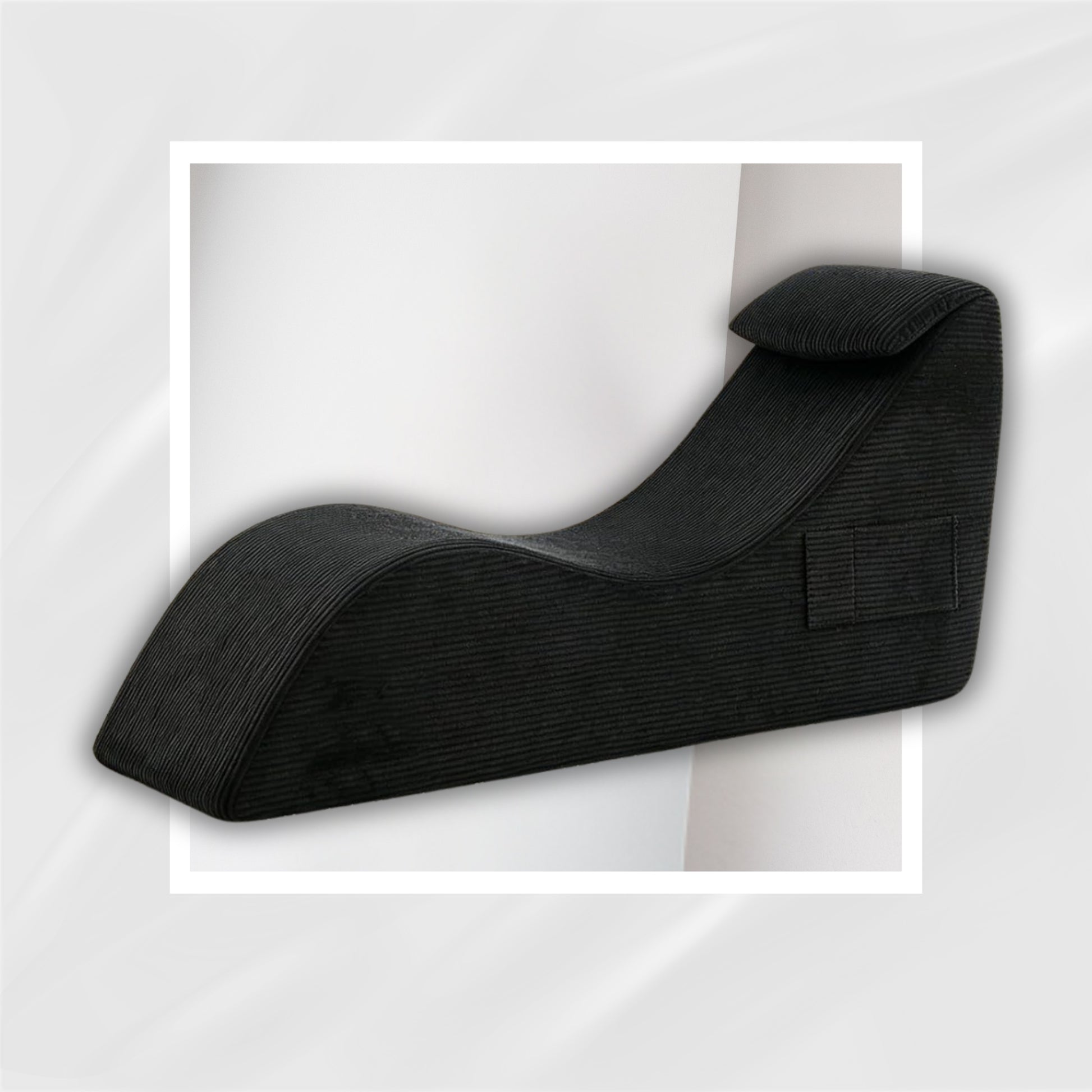 VelourTryst Ergonomic Sex Chaise with Cushioned Headrest