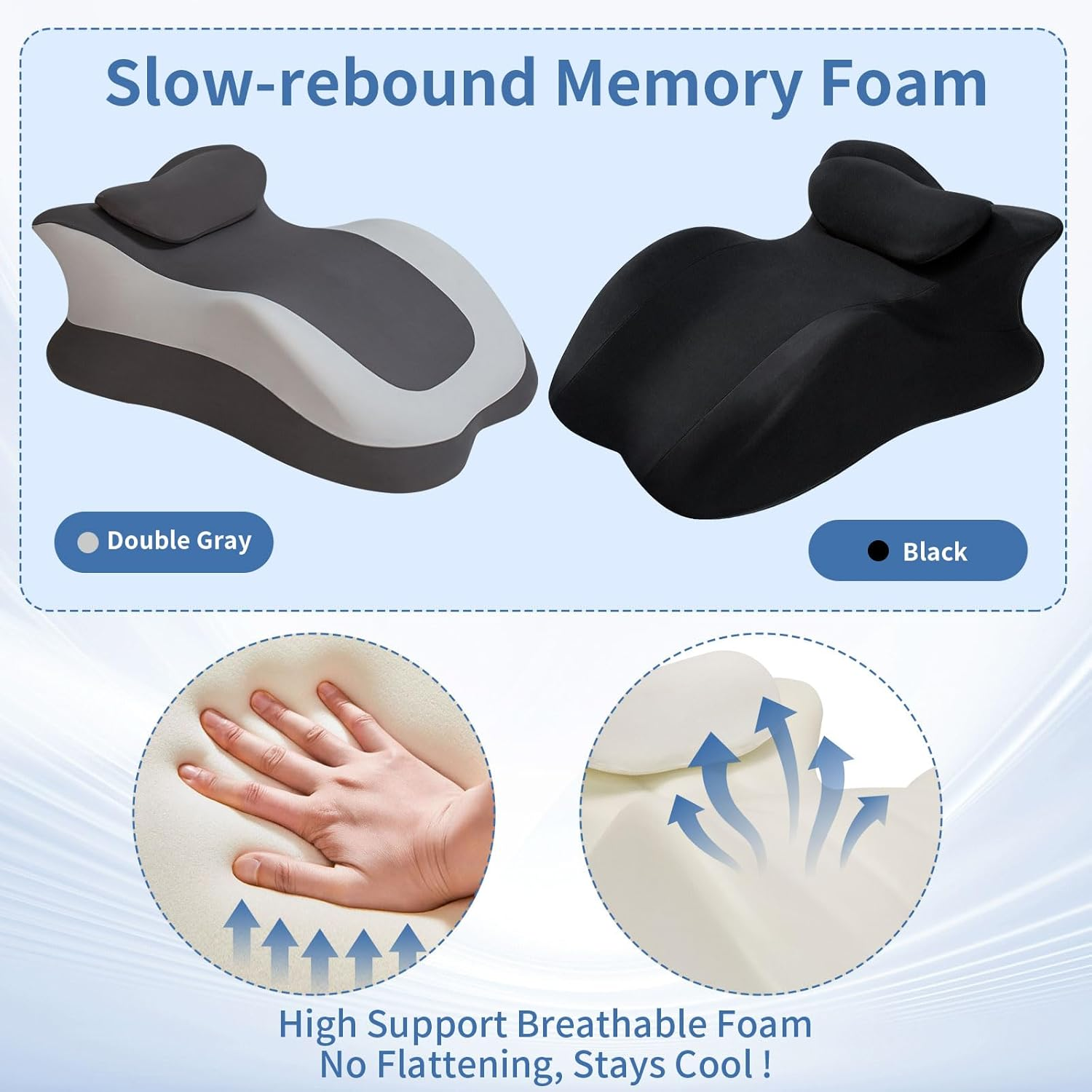SweetSurrender Ergonomic Memory Foam Sex Pillow