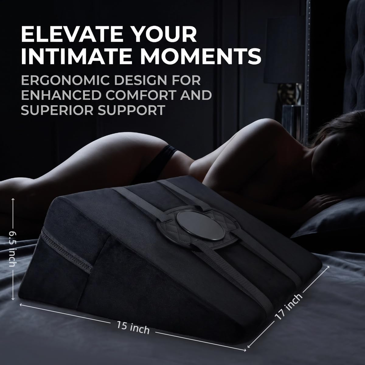 DarkRoom Dildo Mount Sex Pillow with Suction Cup | Hands-Free Play
