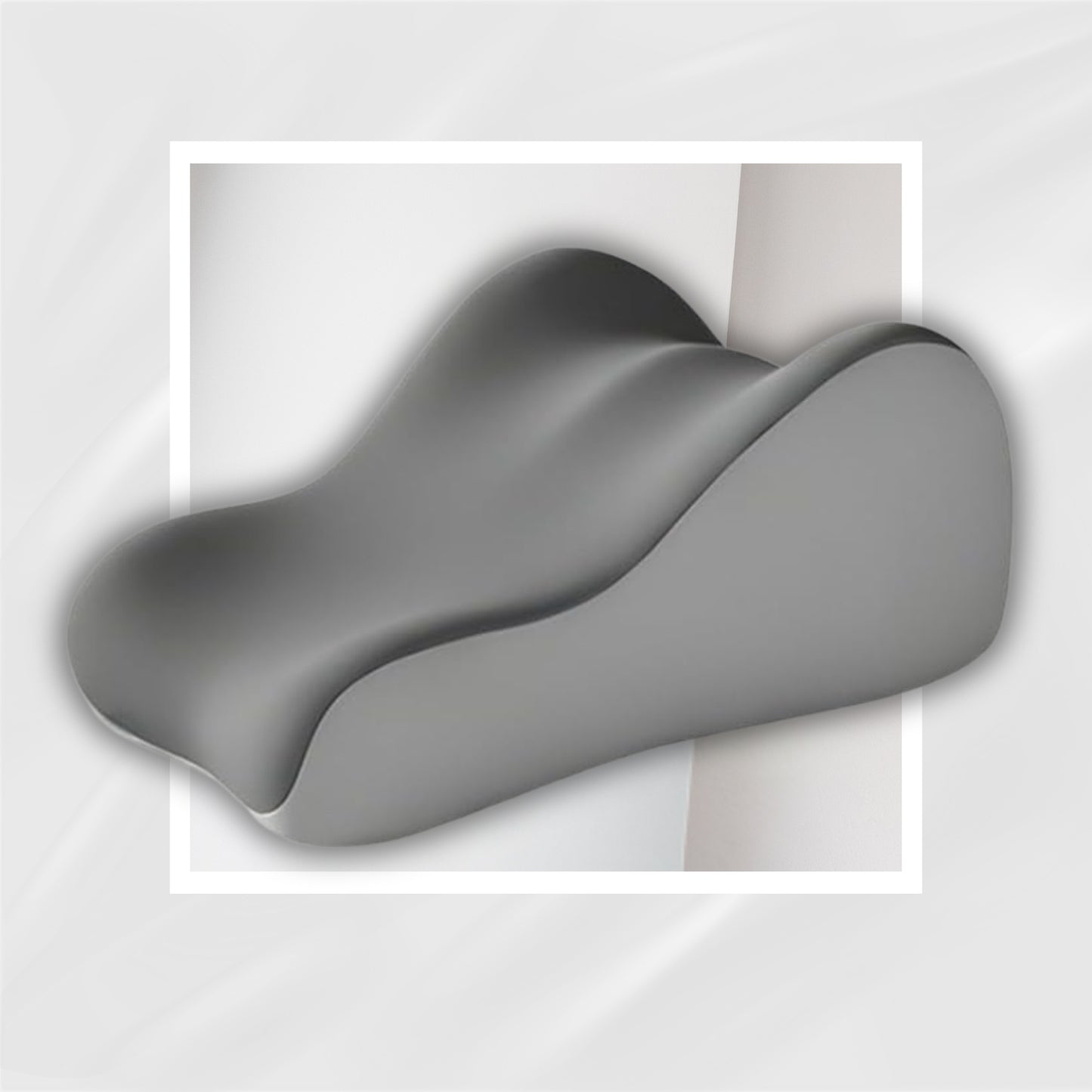NightCrescent 27° Sex Wedge Pillow for Couples | Memory Foam Support
