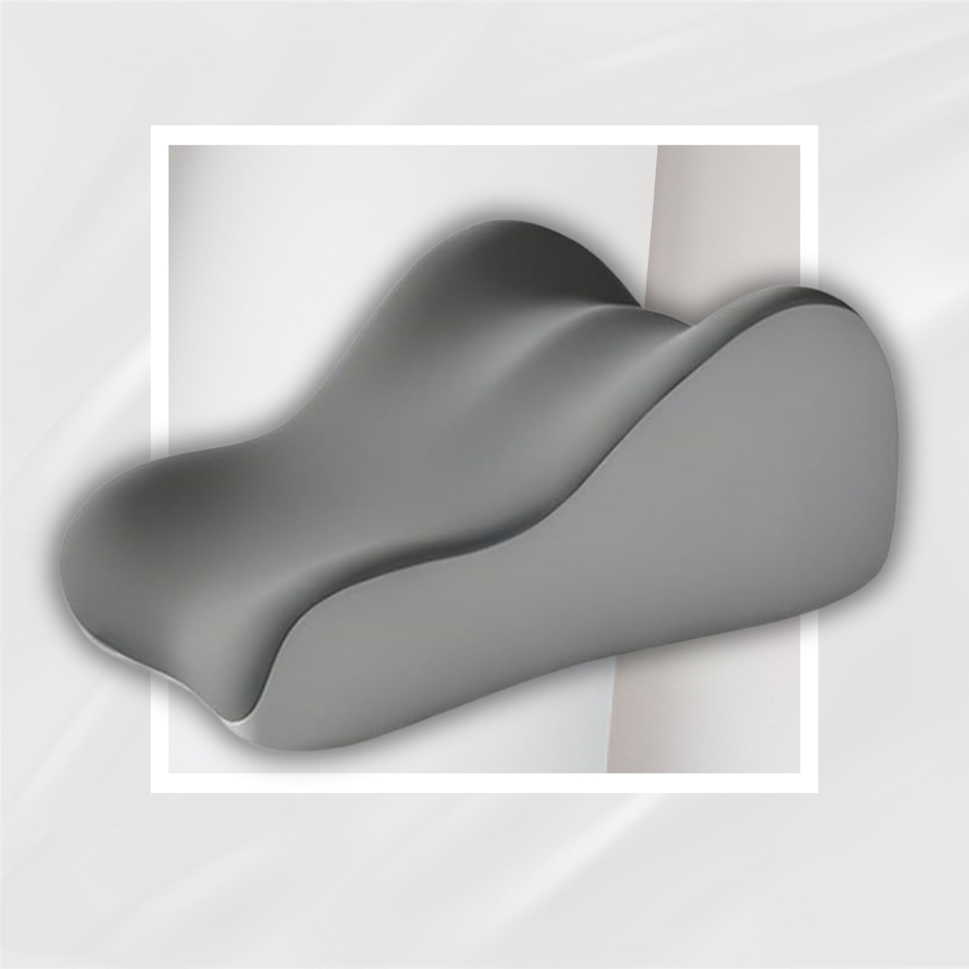 NightCrescent 27° Sex Wedge Pillow for Couples | Memory Foam Support