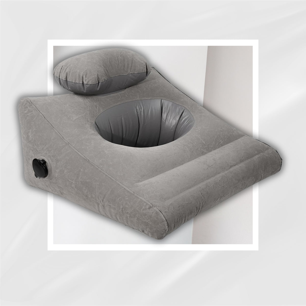 PillowTalk Sex Wedge Pillow | Inflatable Velvet Cushion