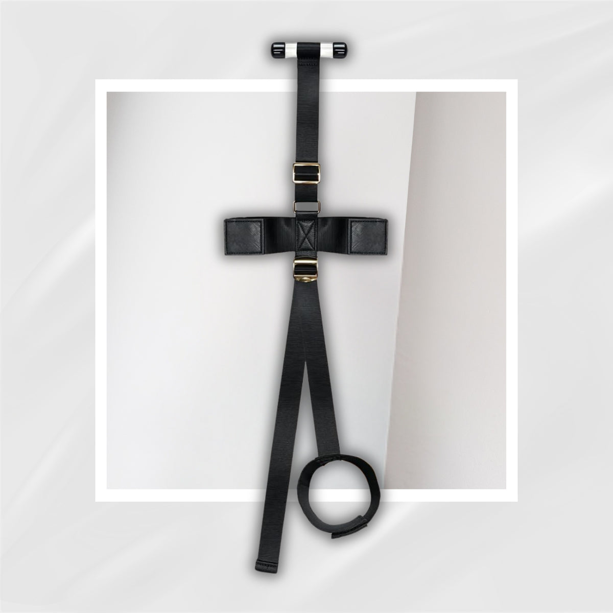 GoldenHour Door Sex Sling | Leg Cuff Strap for Couples
